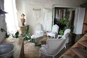salon de la demeure du domaine sainte Suzanne
