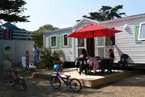 mobilhome 3 chmabres camping les baleines