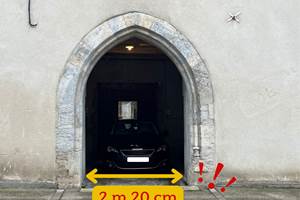 Largeur de l'entrée