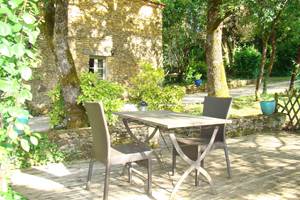 Terrasse chambre prune