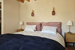 Gîte le Granit des Champs - Mainsat - Chambre double avec mezzanine