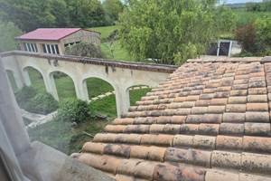 Vue de la chambre bleue