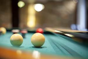 Le billard du gîte "Moulin"