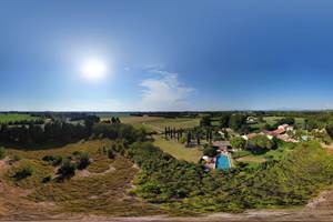 Le panorama une journée d'été