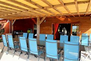 Terrasse couverte de 70 m2