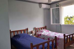 LOCATION SAISONNIÈRE LA VILLA HIBON - Chambre Deux Lits Simples