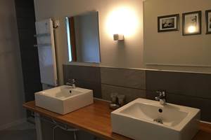 Salle de bain Suite La Forestière Chambres hôtes quercy occitanie