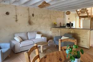 Gîte de la chevêche et son séjour