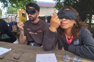 ferme des delices foréziens, degustation à l'aveugle, glace, vache, lasergame, swincar, enquete game, escape game, st cyr les vignes 42 forez est
