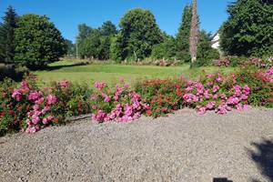 jardin fleuri Le Ranch des Lacs