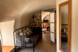 la calade chambres d'hotes et espace bien être ardèche lit une place chambre chanvre