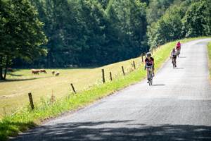 Vélo en Corrèze (crédit photo Olivier Soulié / Corrèze tourisme)