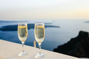 Bouteille de champagne à Bandol Villa Azur Golf