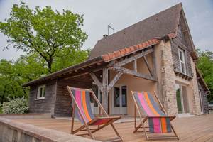 Gite du Causse Loubressac Terrasse