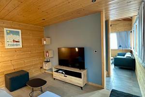 Le 4YOULODGE offre deux salons, vue panoramique et salon télévision