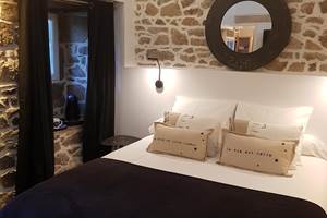 Le Colombier Bretagne, chambres d'hôtes Coeur de Granit - lit Queen Size