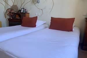 lits simples de la chambre confort + n°10 au Vintage*** Quimperle