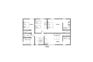 Le Green Camp d'Octavie : le plan du 1er étage