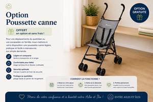 poussette canne