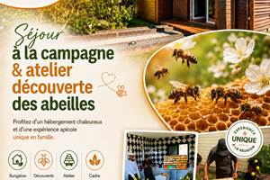se´jour bungalow et atelier abeilles