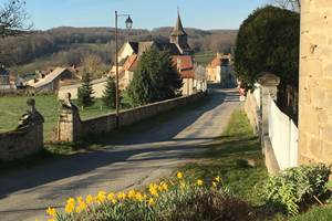 Vue du village de Champagnat
