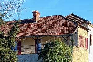 L'ancienne école de Cazaux-Villecomtal