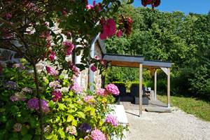 Le Colombier Bretagne, chambres d'hôtes Coeur de Granit - Terrasse couverte