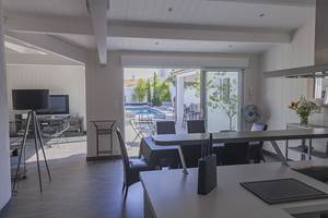 salon cuisine villa Terre - Mer