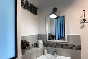 Le Mas Mellou : Salle de Bain Chambre Mont Ventoux