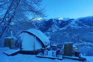 dome la taniere et jacuzzi pyrénées