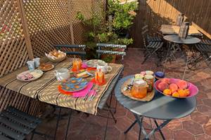 Petit dejeuner en TERRASSE