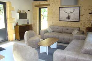 salon avec porte sur terrasse