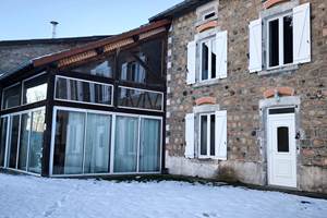 Halte du Pèlerin véranda hiver 2025