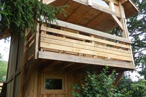 cabane ecolodge - balcon