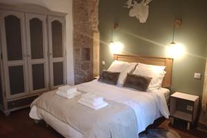 Les granges de l'abbayej Chambre Atelier