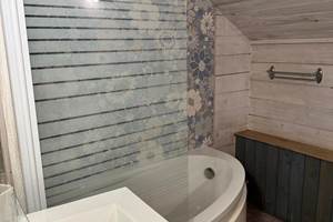 Salle de bain wc à l'étage