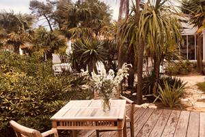 terrasse chambre bleue