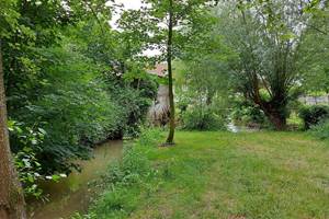 La planquette en amont de l'ancien moulin