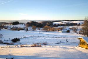 HDP vue paysage hiver Chambres d'hôtes Passe Miroir