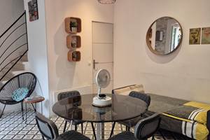 Maison calme et charme centre historique Béziers canapé bas ouvert nuit