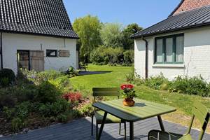 Terrasse de la chambre Rouge Flamand