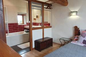 Salle de bain ouverte