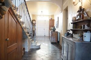 Maison en Provence de charme  - Entrée ocre beige  - Lapalud - Vaucluse