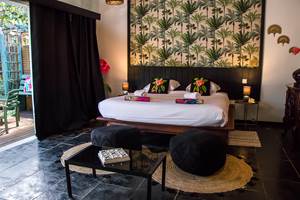 Lit King Size de la suite Longane