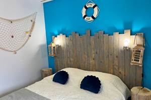 Chambre bord de mer lit 160x200