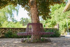 les bois de saint Auvent banc terrasse