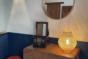 CHAMBRE MARINE-ROUGE 1ER E´TAGE commode MF