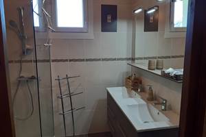 Double vasque et douche