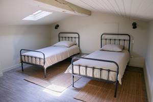 en mezzanine lits simples et confortables