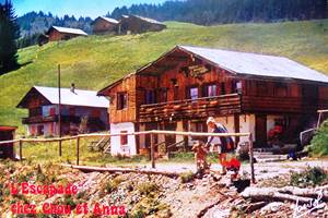 Le chalet de Bisanne en 1970